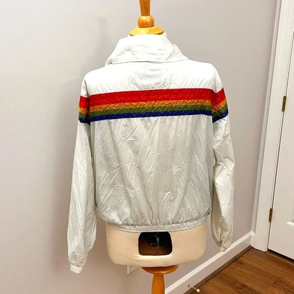 NWOT Aviator Nation 5 Stripe Dresden White Tracksuit Set Sz M